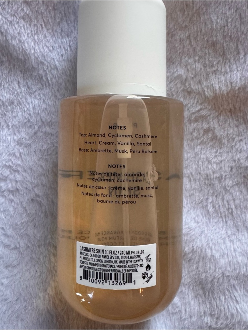 PHLUR Cashmere Skin Hair & Body Fragrance Mist - Cream - Picture 3 of 7